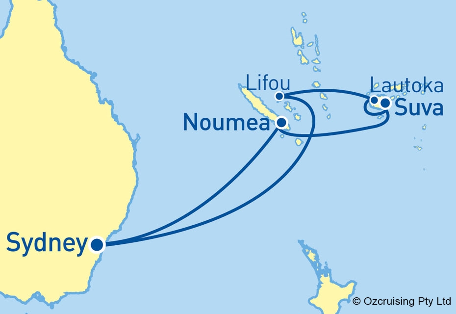 Voyager Of The Seas South Pacific & Fiji - Ozcruising.com.au