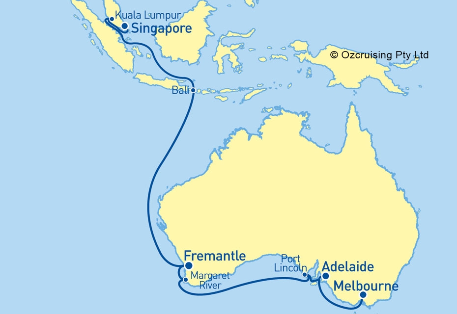 Golden Princess Melbourne to Singapore - Cruises.com.au