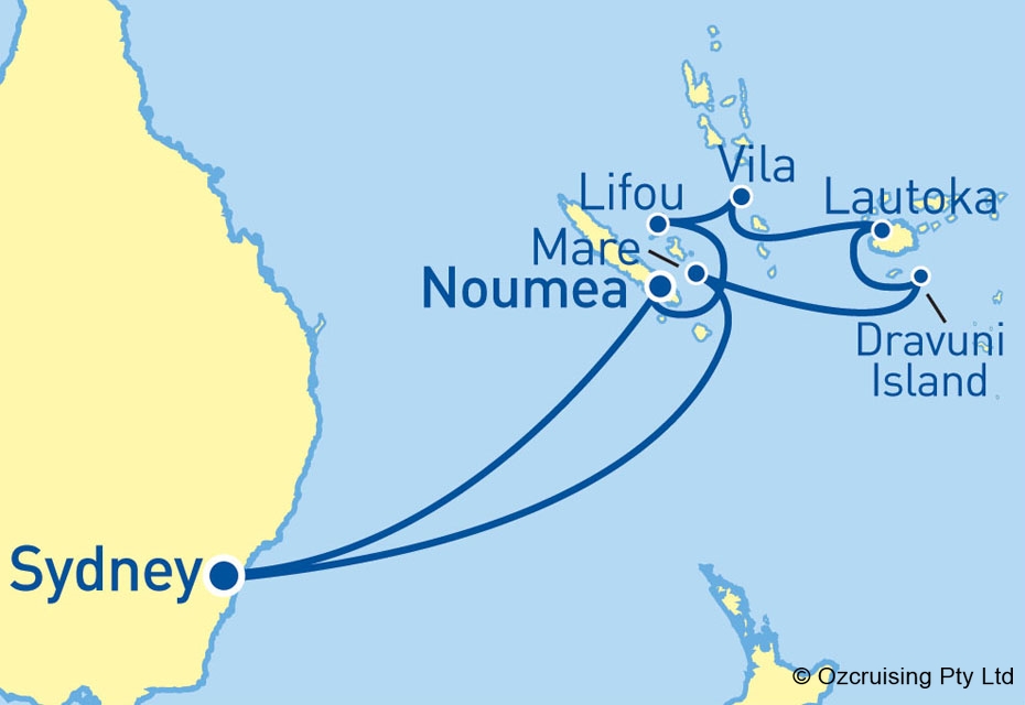 ms Noordam South Pacific and Fiji - Cruises.com.au
