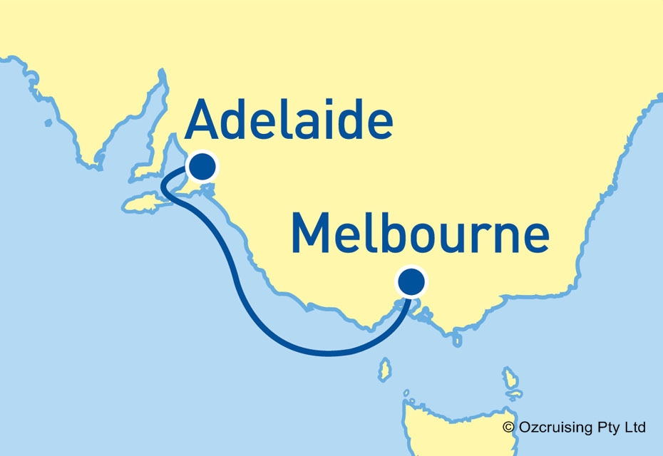 Golden Princess Melbourne to Adelaide - Cruises.com.au
