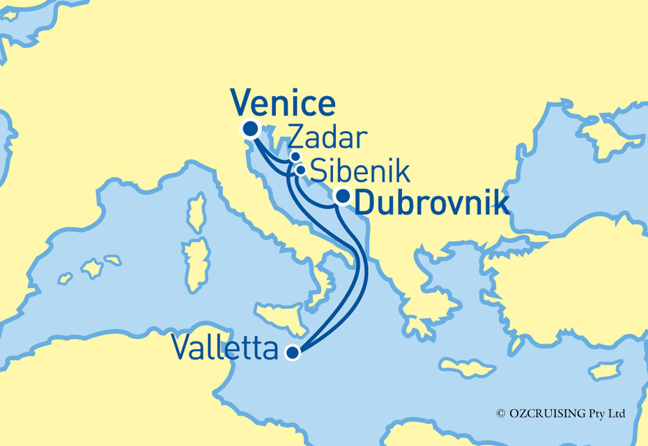 Oceana Italy & Croatia - Cruises.com.au