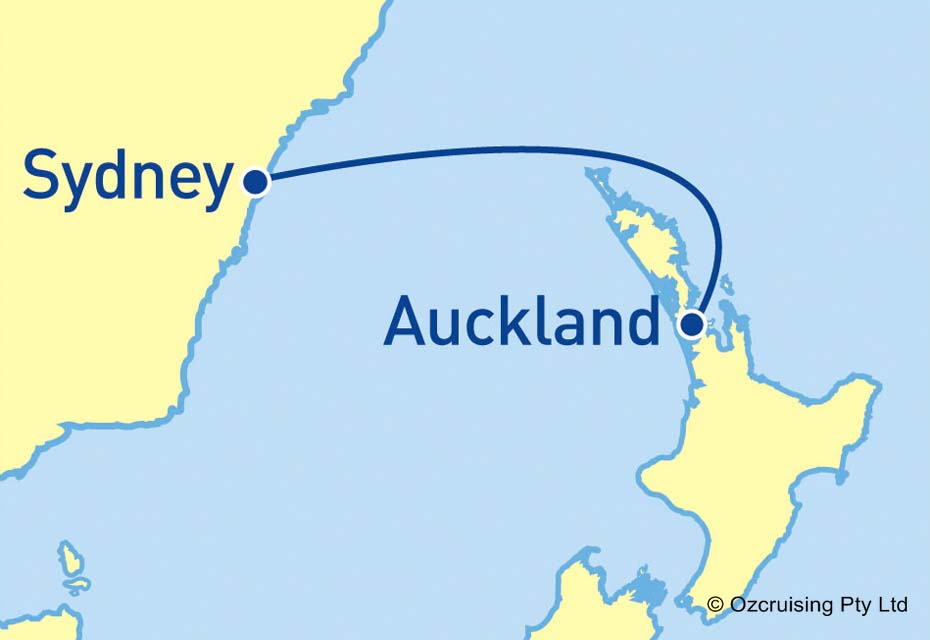 Pacific Jewel Auckland to Sydney - Ozcruising.com.au