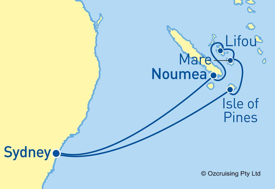 Pacific Explorer South Pacific - Ozcruising.com.au