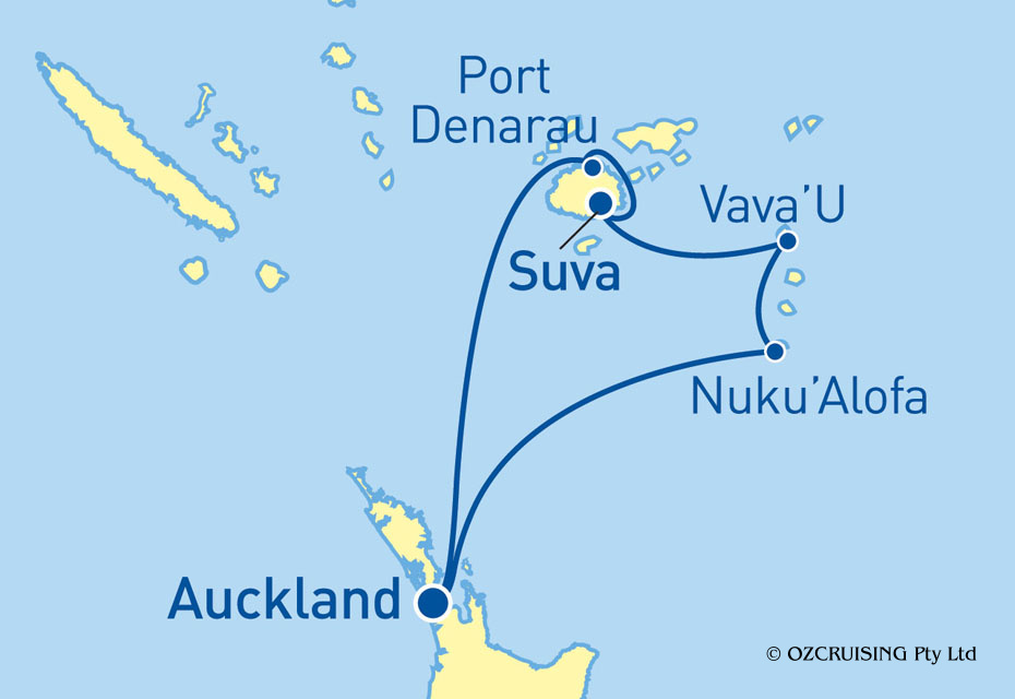Pacific Jewel South Pacific and Fiji - Ozcruising.com.au
