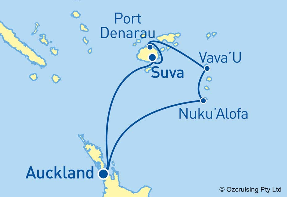 Pacific Aria Fiji and Tonga - Ozcruising.com.au