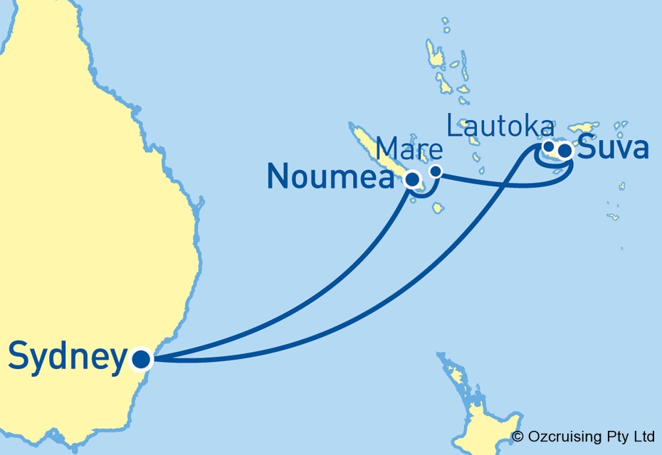 Explorer Of The Seas South Pacific and Fiji - Cruises.com.au