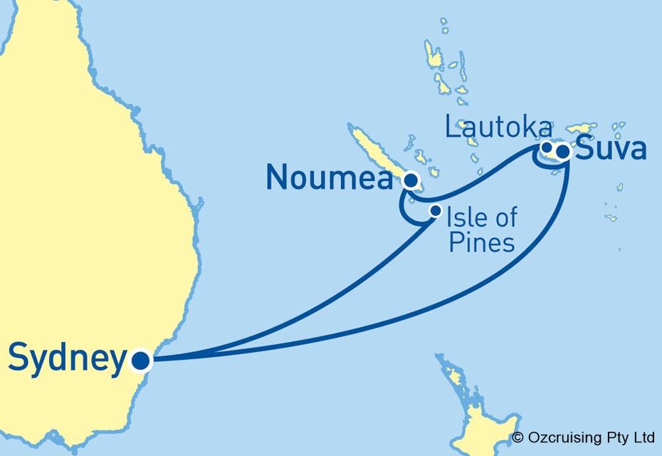 Explorer Of The Seas South Pacific and Fiji - Cruises.com.au