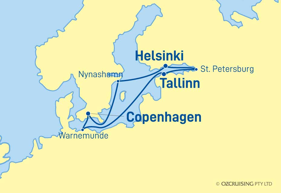 Norwegian Getaway Scandinavia, Russia and Baltic - Cruises.com.au