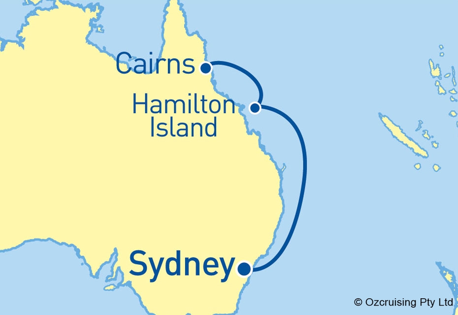 Pacific Eden Cairns to Sydney - Ozcruising.com.au