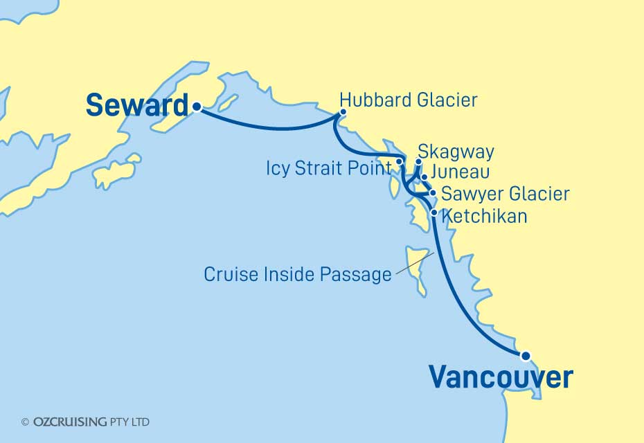 Norwegian Jewel Seward to Vancouver - Cruises.com.au