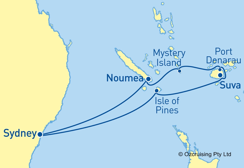 Pacific Explorer South Pacific & Fiji - Cruises.com.au