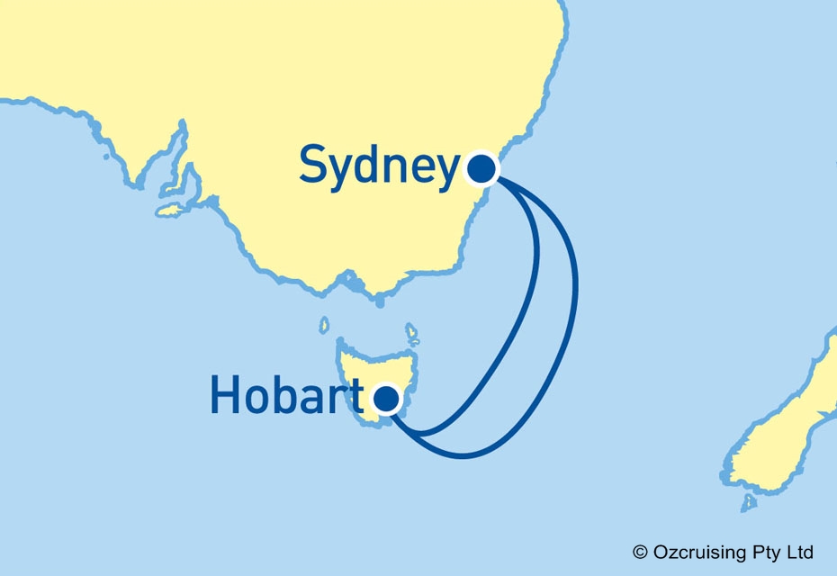 Pacific Explorer Hobart (Dark Mofo) - Ozcruising.com.au