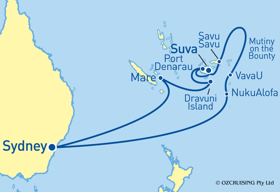 Pacific Explorer Mutiny On The Bounty - Ozcruising.com.au