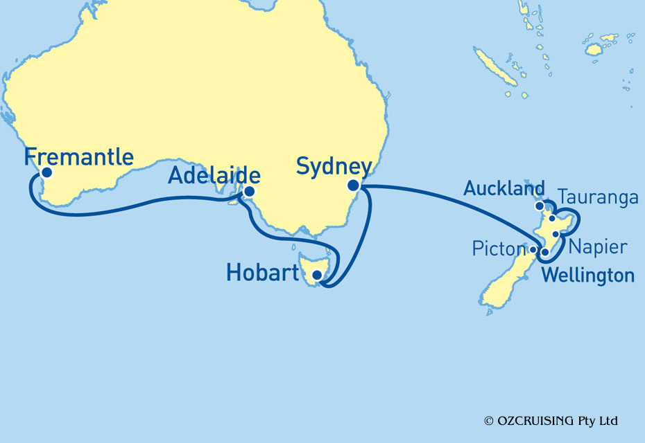 Celebrity Solstice Auckland to Fremantle - Cruises.com.au
