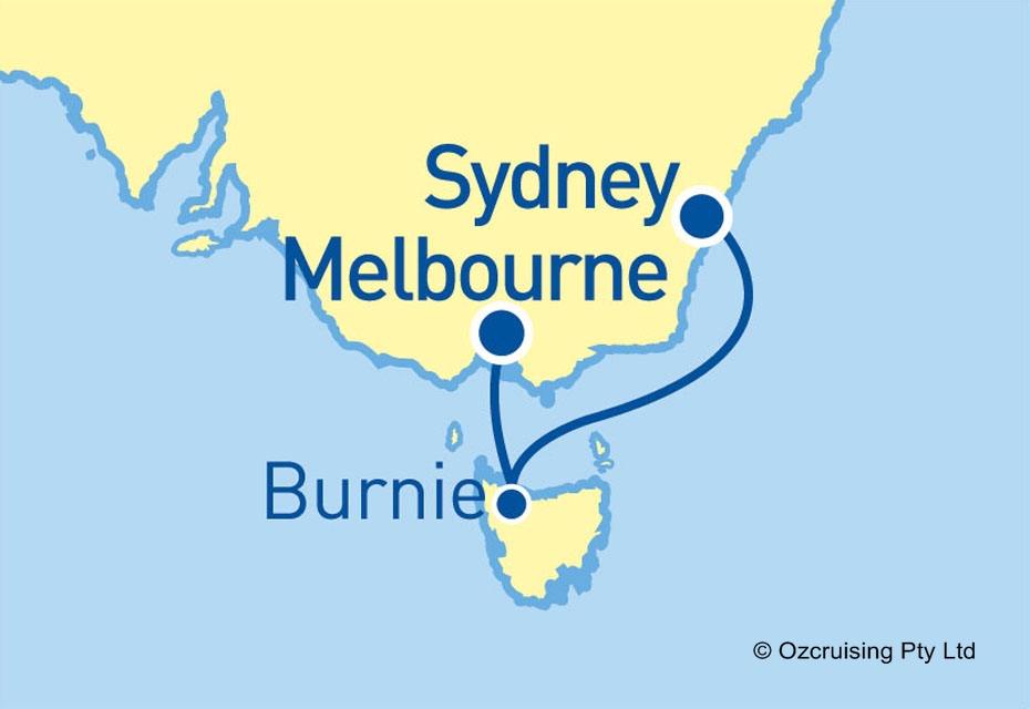 Resilient Lady Sydney to Melbourne - Cruises.com.au