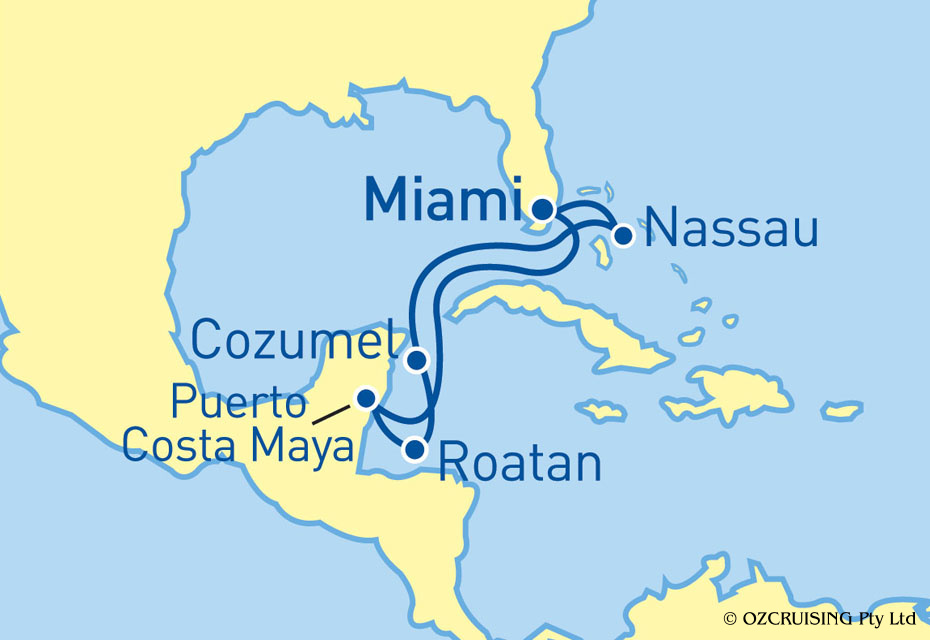 Allure Of The Seas Bahamas, Mexico & Honduras - Ozcruising.com.au