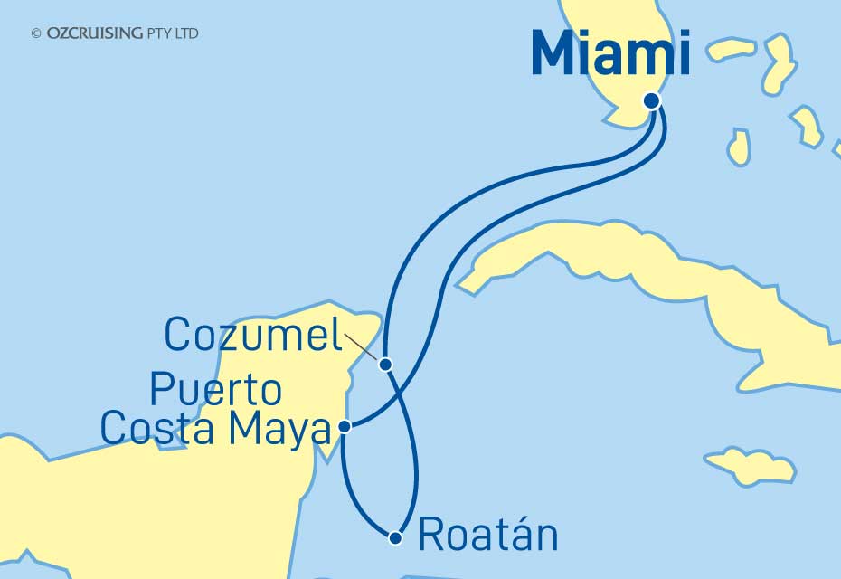 Allure Of The Seas Mexico and Honduras - Ozcruising.com.au