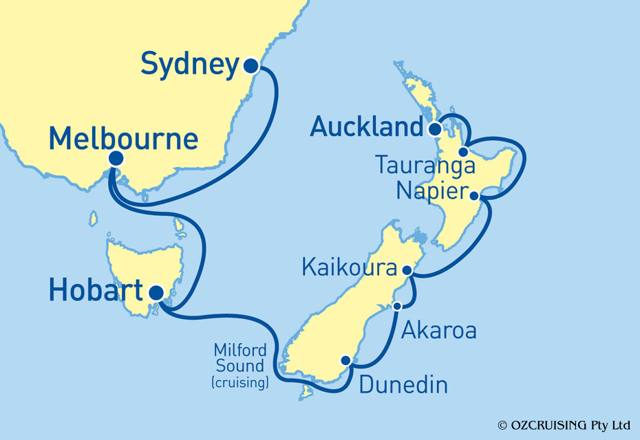 Azamara Quest Auckland to Sydney - Cruises.com.au