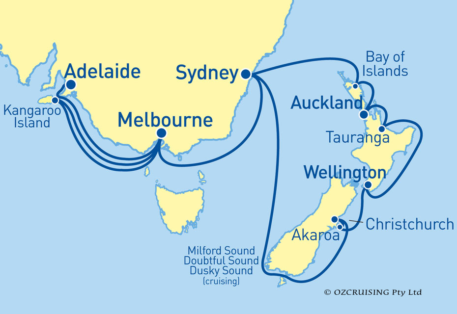 Queen Mary 2 New Zealand - Cruises.com.au