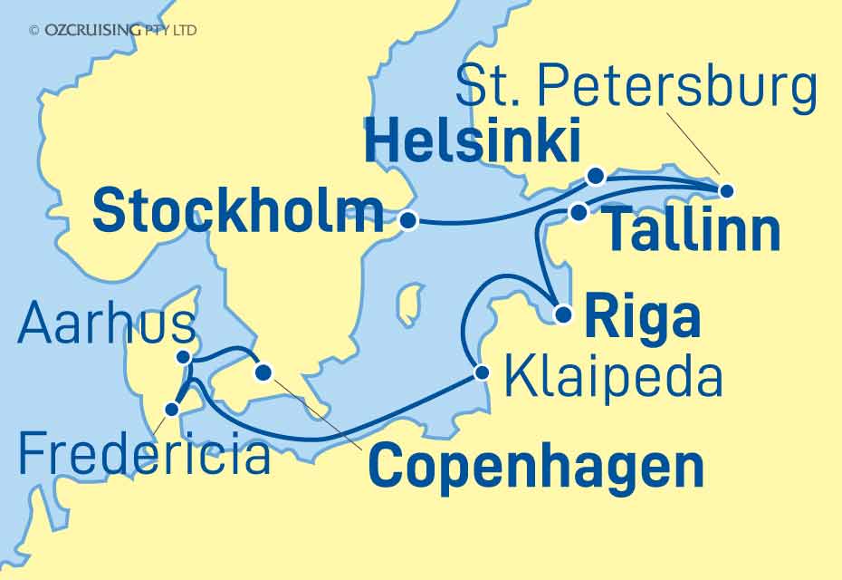Serenade Of The Seas Stockholm to Copenhagen - Ozcruising.com.au