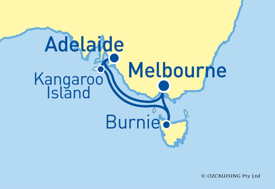 Pacific Eden Tasmania and Melbourne - Ozcruising.com.au