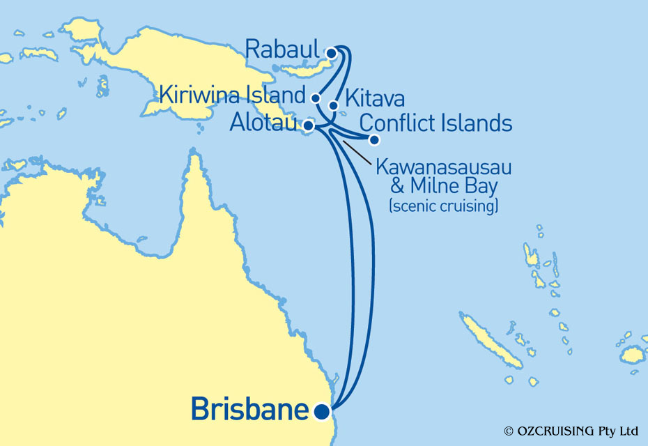 Sea Princess Papua New Guinea - Ozcruising.com.au