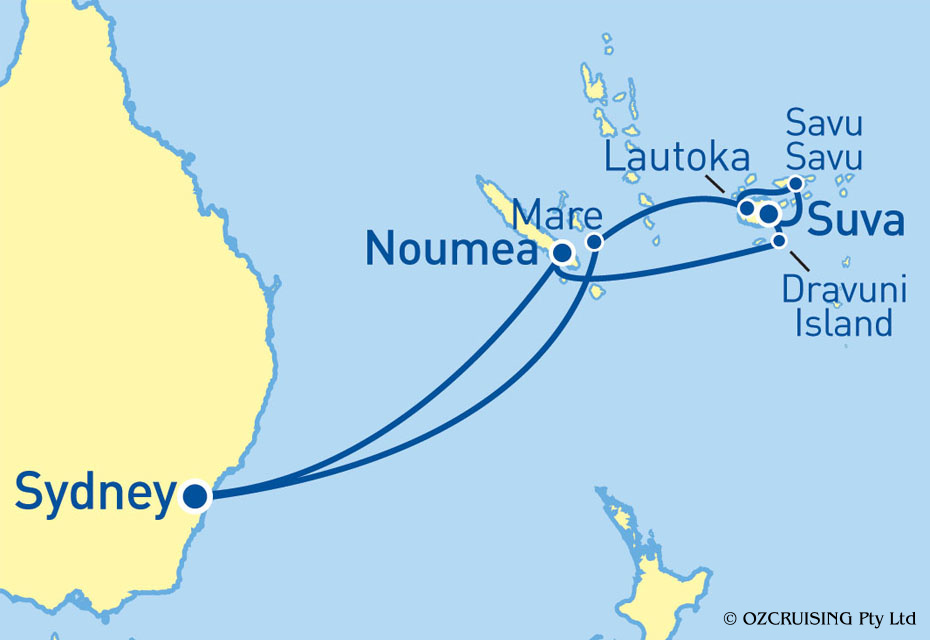 Sun Princess South Pacific and Fiji - Cruises.com.au