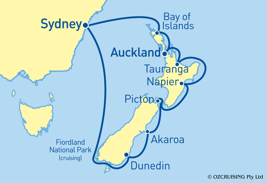 Sun Princess New Zealand - Cruises.com.au