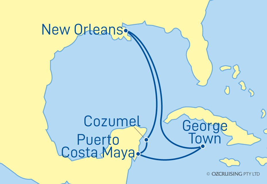Vision Of The Seas Mexico & Cayman Islands - Ozcruising.com.au
