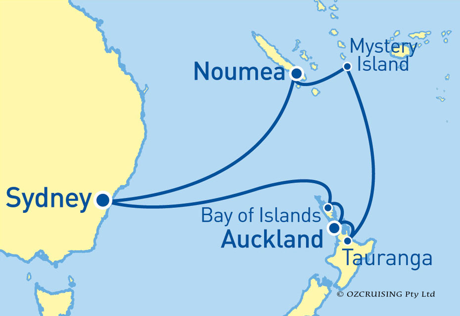 Ovation Of The Seas South Pacific and New Zealand - Ozcruising.com.au