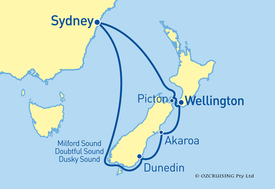 Radiance Of The Seas New Zealand - Cruises.com.au