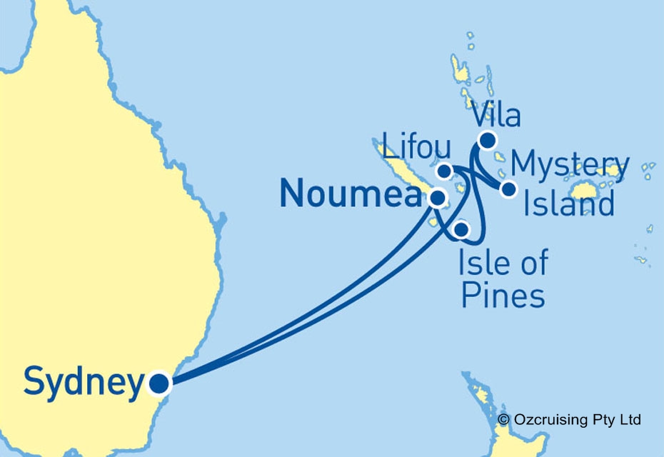 Explorer Of The Seas South Pacific - Ozcruising.com.au