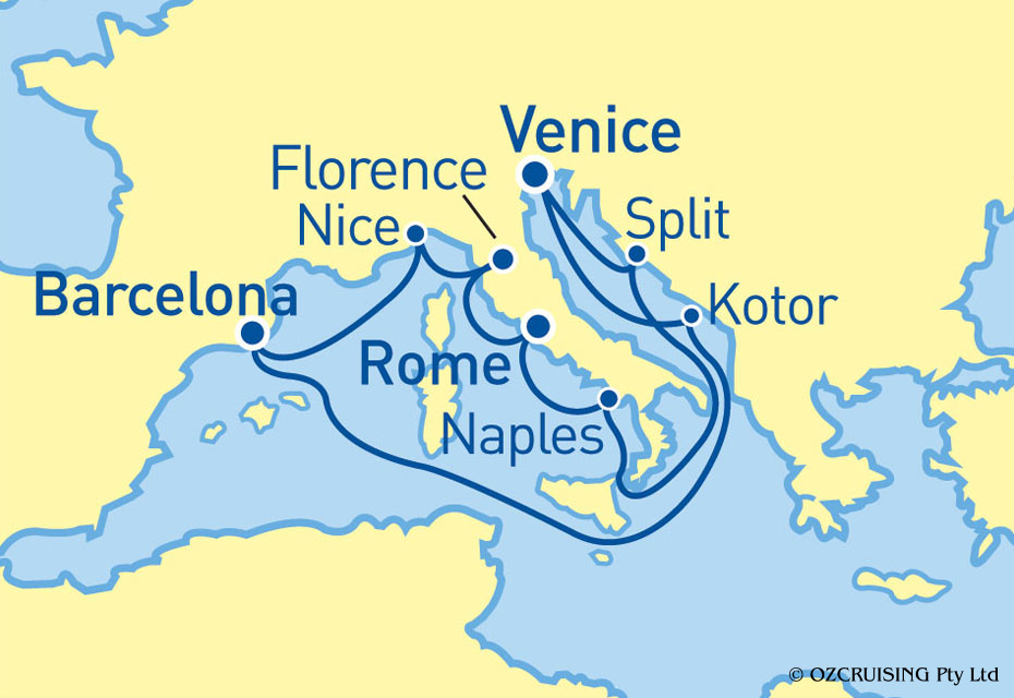 Vision Of The Seas France, Italy & Montenegro - Cruises.com.au