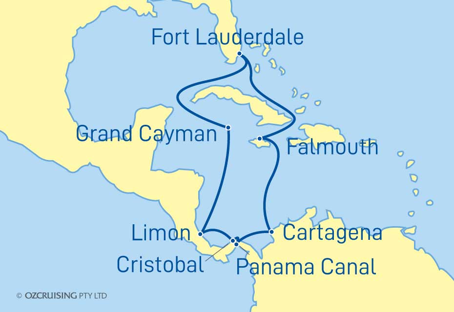 Island Princess Colombia, Panama and Costa Rica - Cruises.com.au