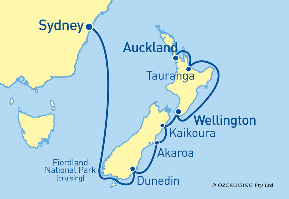 ms Maasdam Auckland to Sydney - Ozcruising.com.au