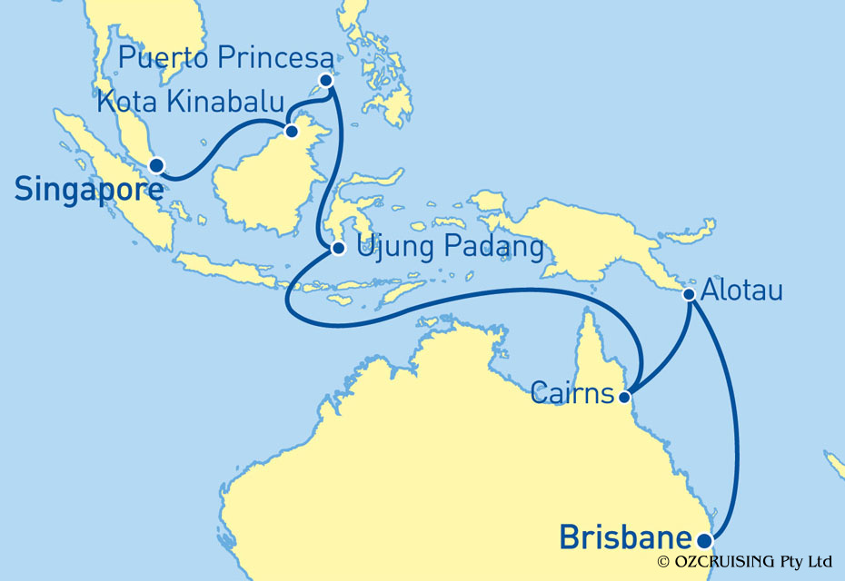 ms Maasdam Singapore to Brisbane - Ozcruising.com.au