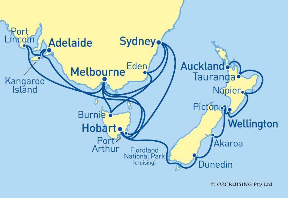 ms Noordam New Zealand and Southern Australia - Cruises.com.au