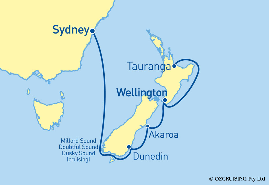 Queen Mary 2 Sydney to Tauranga - Ozcruising.com.au