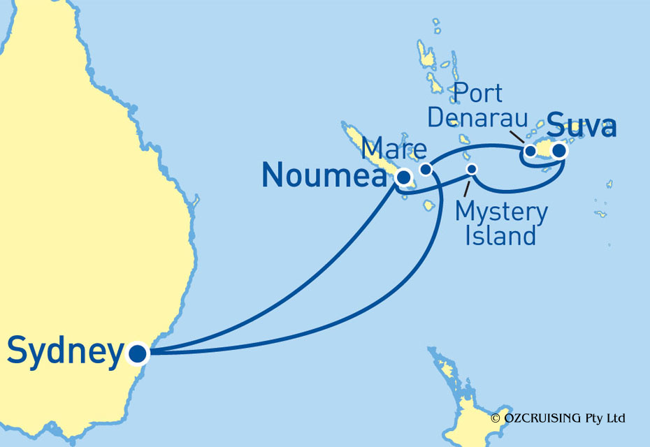 Pacific Explorer South Pacific and Fiji - Cruises.com.au