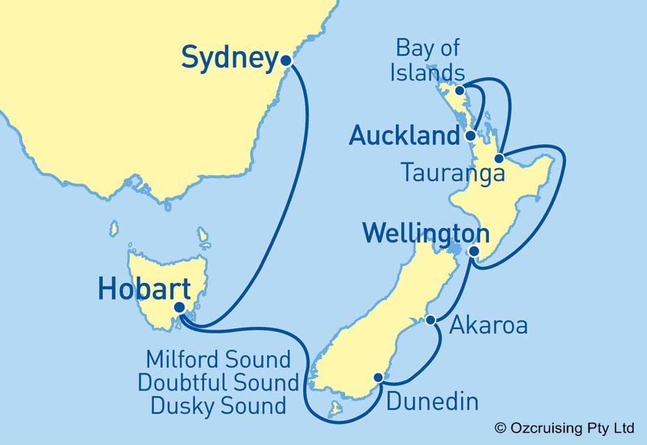 Celebrity Solstice Auckland to Sydney - Ozcruising.com.au