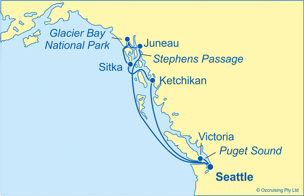 ms Eurodam Alaska - Cruises.com.au