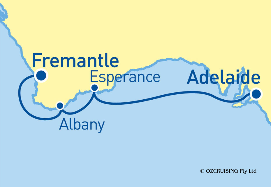 Astor Adelaide to Fremantle - Cruises.com.au