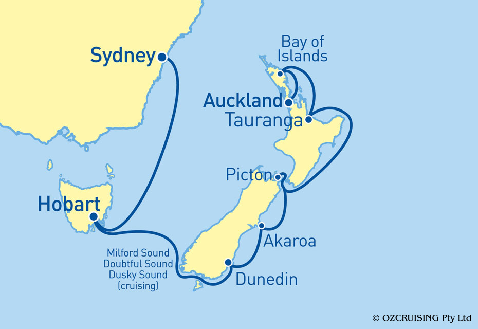 Celebrity Solstice Sydney to Auckland - Ozcruising.com.au