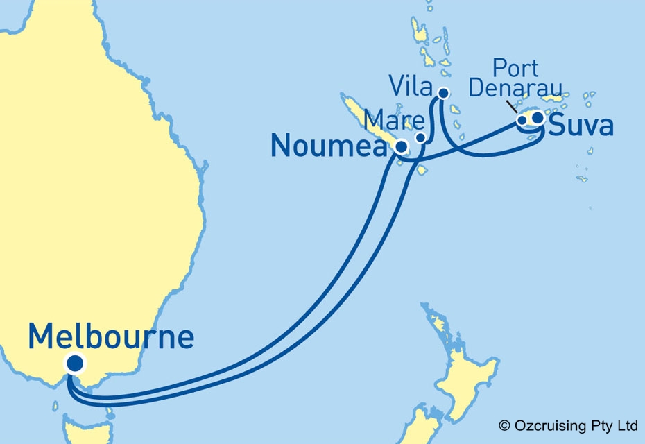 Golden Princess South Pacific and Fiji - Cruises.com.au