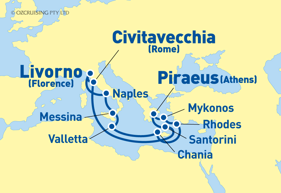 Norwegian Spirit Italy and Greece - Ozcruising.com.au