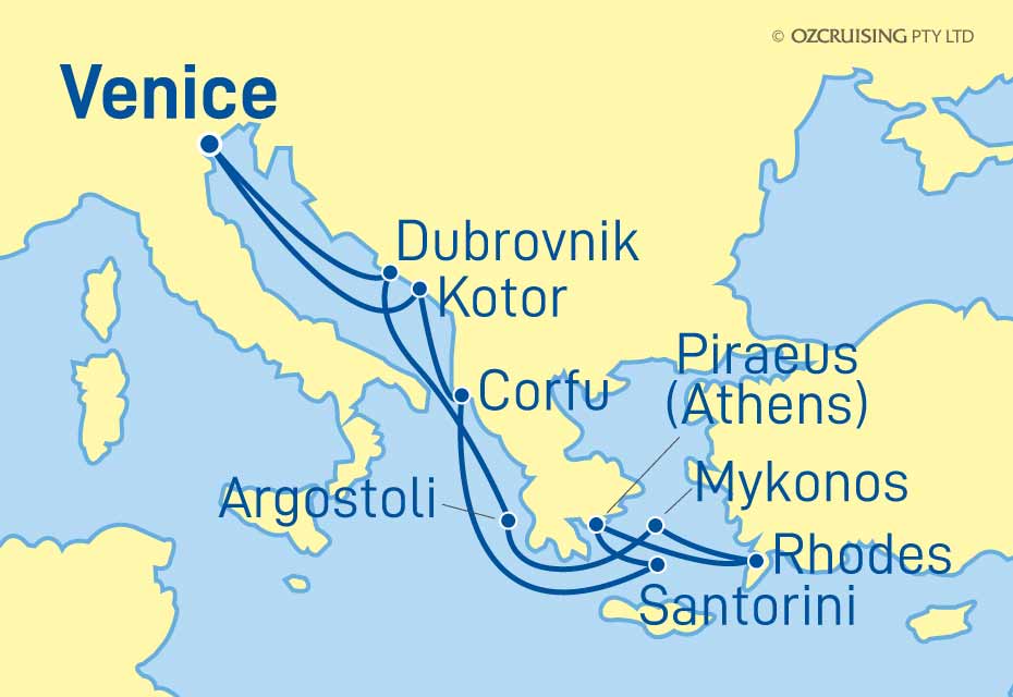 Norwegian Dawn Greece and Croatia - Ozcruising.com.au