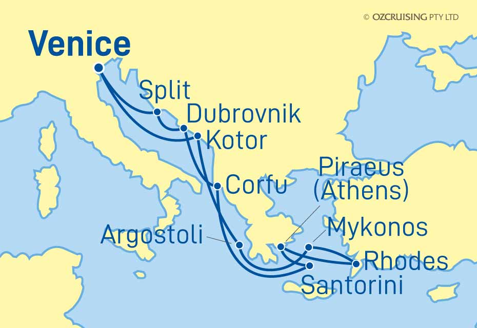 Norwegian Dawn Greece and Croatia - Cruises.com.au
