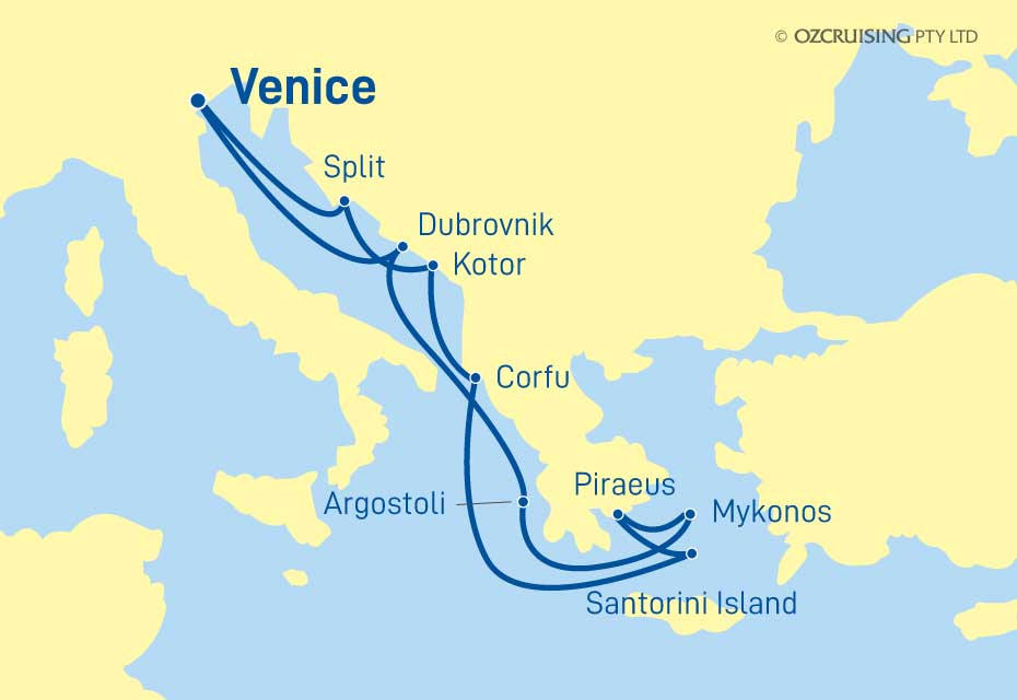 Norwegian Dawn Greece and Croatia - Cruises.com.au