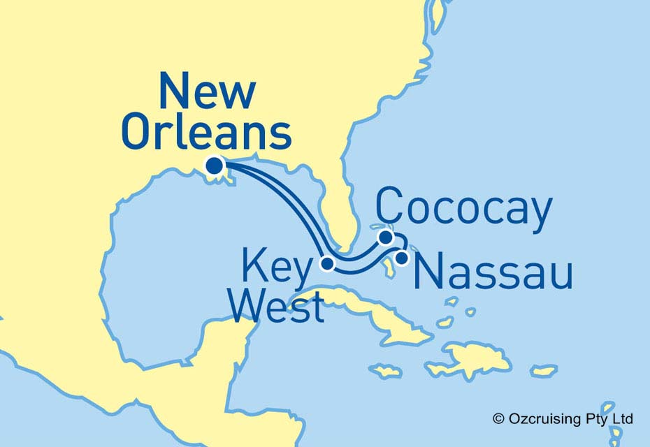 Vision Of The Seas Key West & Bahamas - Cruises.com.au