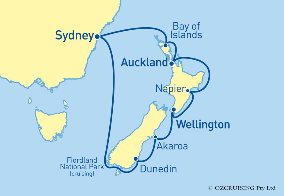 Sun Princess New Zealand - Cruises.com.au